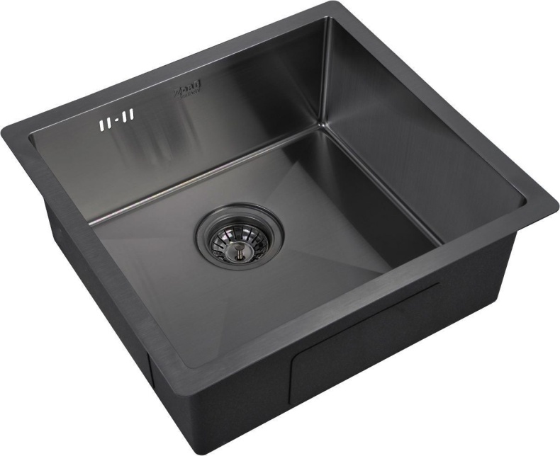 Мойка кухонная Zorg Inox PVD 4844 grafit - 0