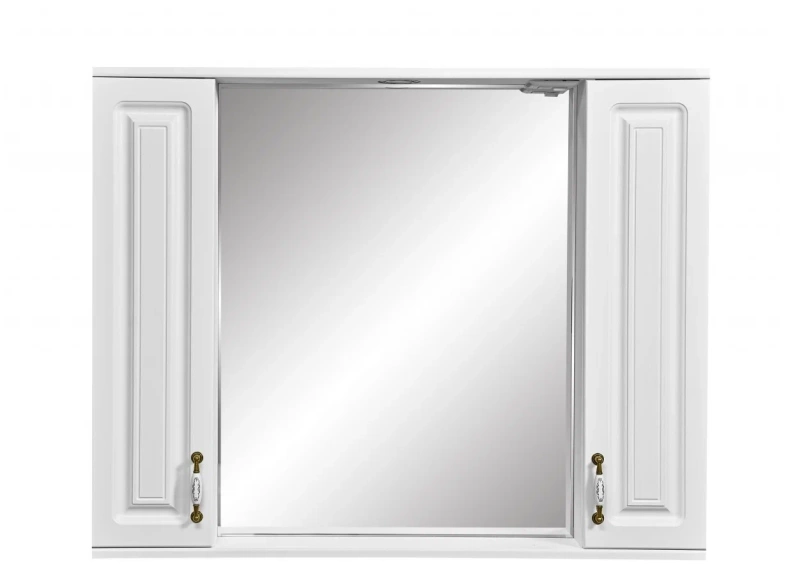 Зеркало-шкаф Stella Polar Кармела 100 с подсветкой белый  SP-00000187 - 1
