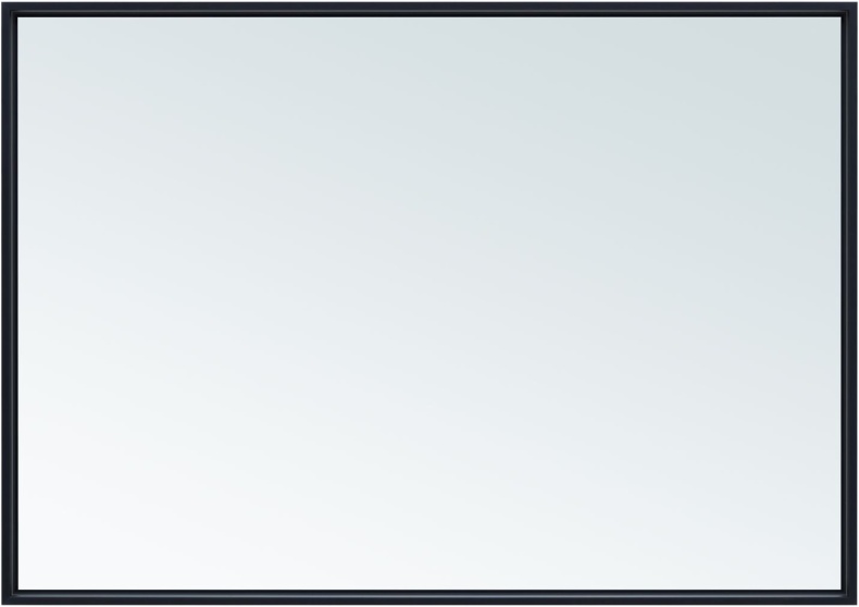 Зеркало Allen Brau Liberty 120 с подсветкой черный матовый 1.330017.BB - 1