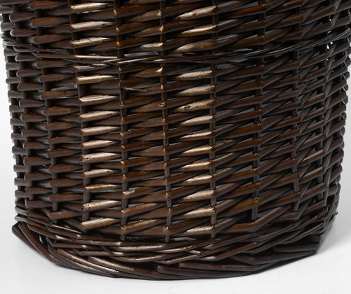 Корзина для белья Wasserkraft Elbe WB-740-L темно-коричневая, большая - 3