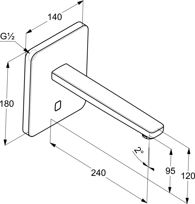 Смеситель для раковины Kludi Zenta 3840205 - 1