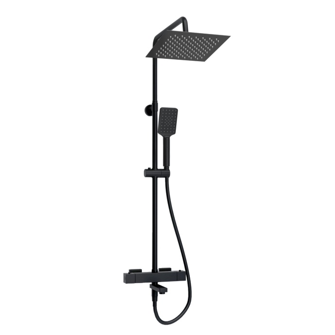 Душевая система WasserKraft 25 с термостатом черный матовый A299.255.130.BM Thermo - 0