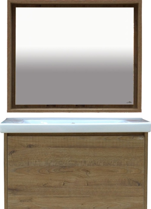 Мебель для ванной Misty Даллас 100 подвесная, светлое дерево 641259 - 0