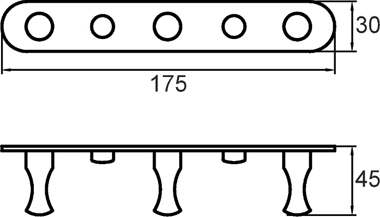 Крючок Milardo 001SM30M41 - 1