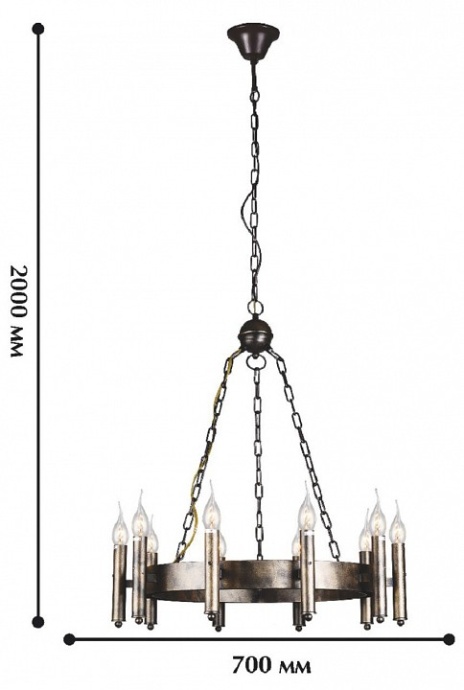 Подвесная люстра Favourite Fortezza 1144-10P - 1