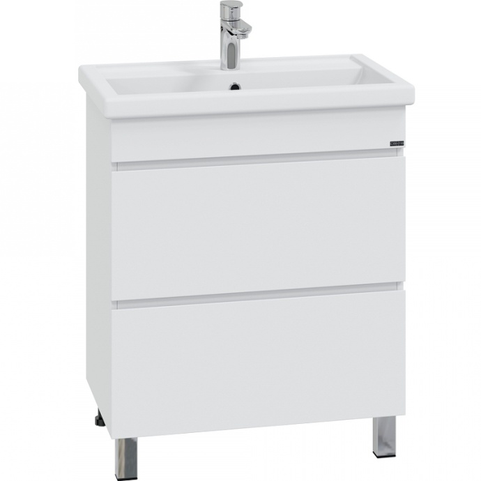 Тумба с раковиной напольная Санта Марс 70 белый - 3