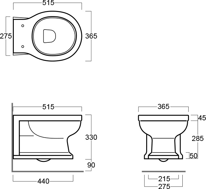 Унитаз подвесной Simas Londra LO918 - 4