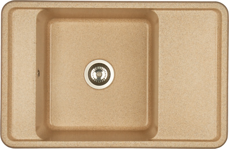 Мойка кухонная AQUATON Беллис 78 песочная 1A725032BS220 - 0