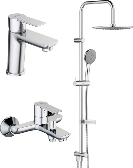 Душевой комплект STWORKI by Damixa Хельсинки HFDB97000 + HFHS10000 + HFHS02100 430177 - 0