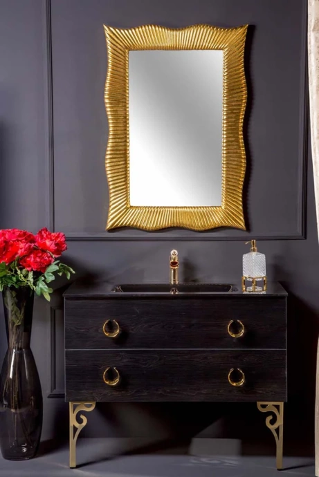 Раковина - столешница Armadi Art Lucido 100 черный 852-100-B Lucido - 1