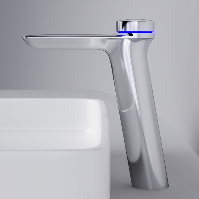 Термостат Am.Pm Inspire V2.0 F50A93400 TouchReel электронный, для раковины, с донным клапаном - 5