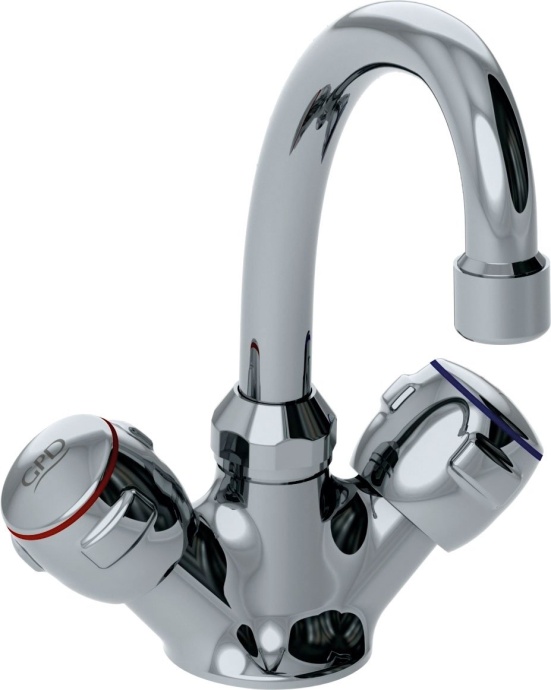 Смеситель для раковины GPD Rios хром KLB30 - 0