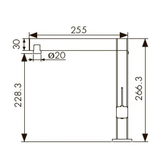 Смеситель для кухонной мойки  KAISER Vico  30044 - 1