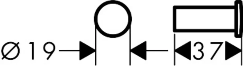 Крючок Hansgrohe Logis Universal 41711000 - 1