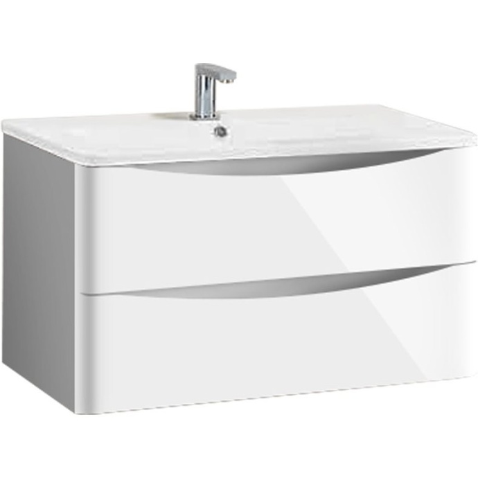 Тумба под раковину Vincea Roberta 80 белая VMC-1R800LW - 0