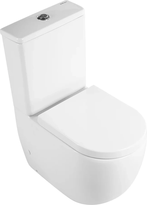 Чаша унитаза компакт BelBagno Sfera-TR без бачка и сиденья белый BB2128CPR - 2