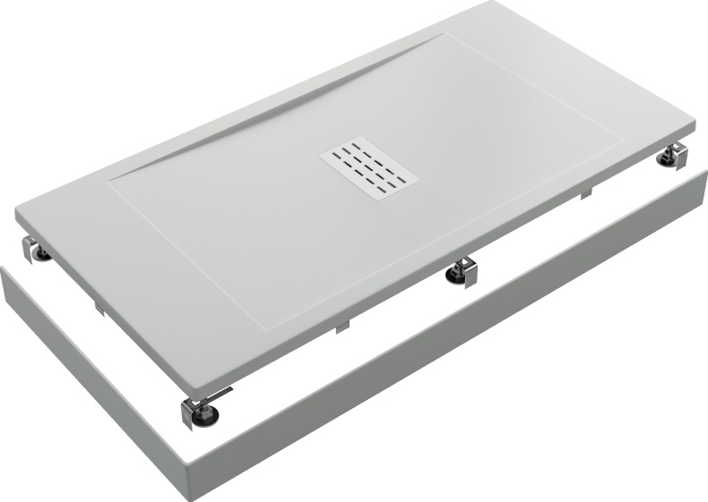 Поддон для душа Good Door Flow 140x90, с ножками и экраном ЛП00118 - 1