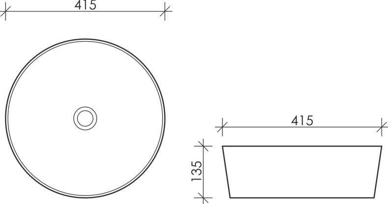 Рукомойник Ceramica Nova Element CN6013 - 6