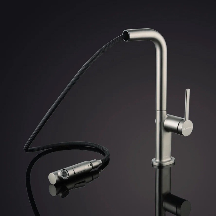 Смеситель для кухни Paulmark Neo сталь Ne214419-Ni - 2