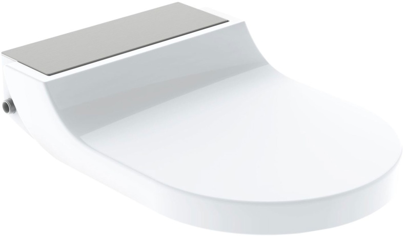 Крышка-сиденье Geberit AquaClean Tuma Comfort вставка нерж.сталь, с функцией биде 146.274.FW.1 - 0