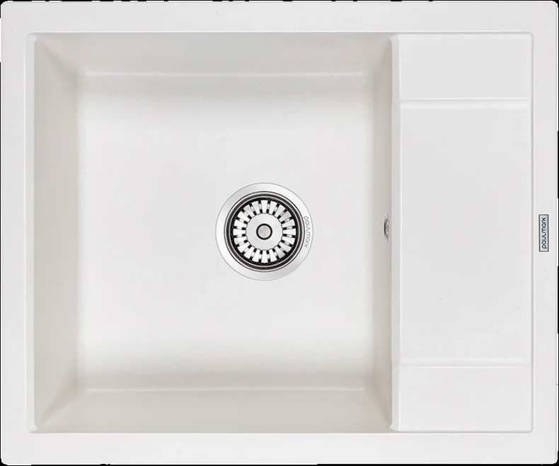 Мойка кухонная Paulmark Optimum 60 белый матовый PM216050-WH - 0