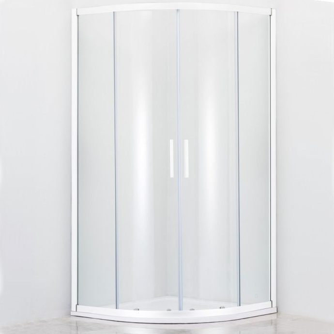 Душевой уголок Cezares Relax R-2-80-C-Bi стекло прозрачное RELAX-R-2-80-C-Bi - 0