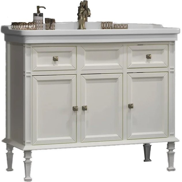 Тумба для комплекта Opadiris Кантара 105 слоновая кость 00-00003690 - 5