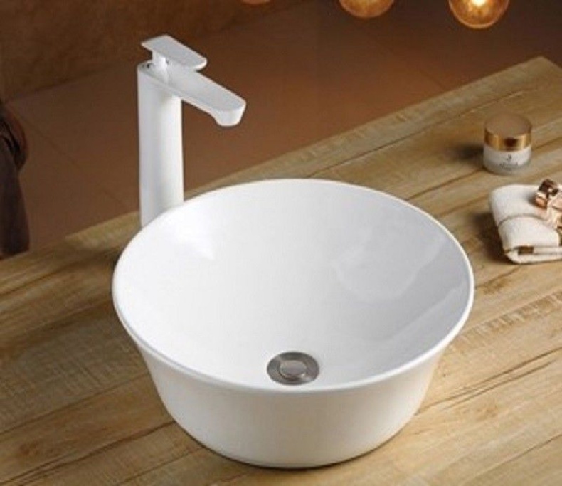 Раковина накладная Ceramalux N 41 белый  9381 - 4