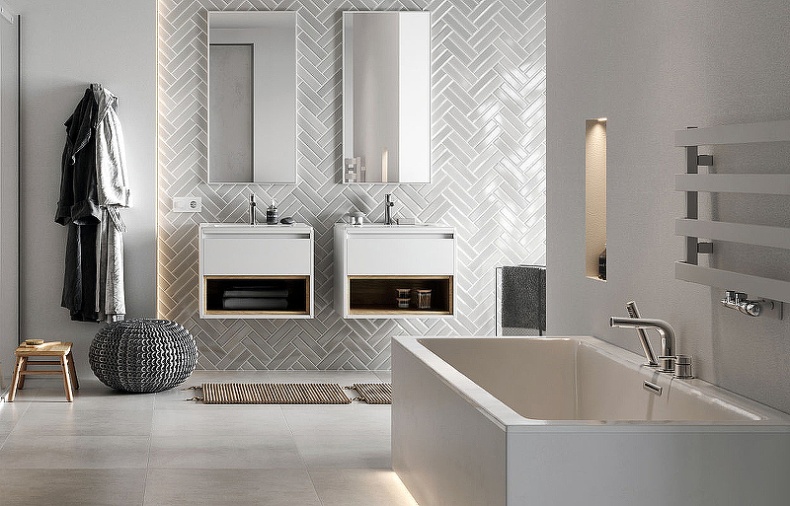 Тумба под раковину EXCELLENT Tuto 80 белый - светлое дерево MLEX.0101.800.WHBL - 2