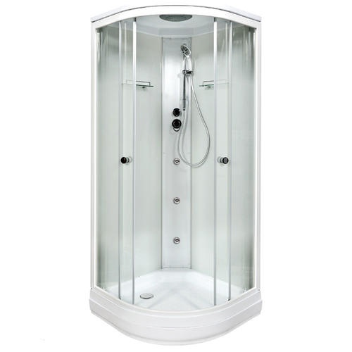 Душевая кабина Deto DM 90х90 с гидромассажем, белый  DM2090GM - 0