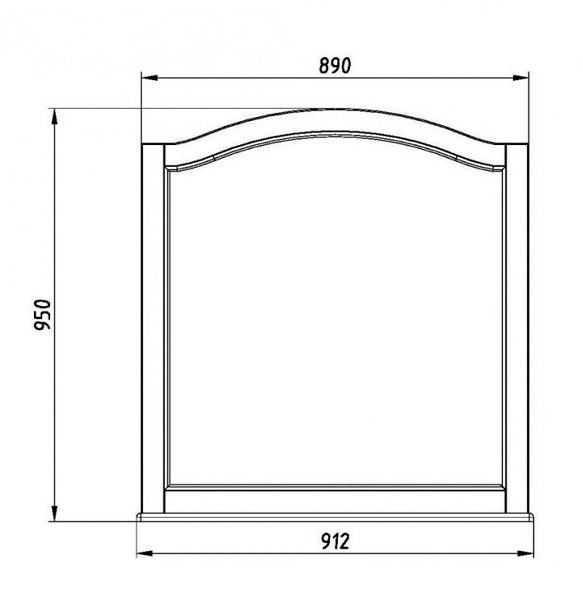 Зеркало Модерн 105 