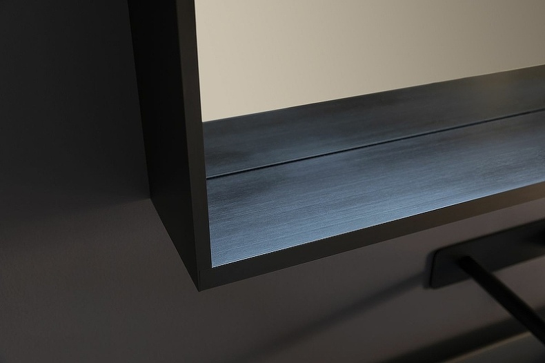 Зеркало Allen Brau Reality 100 с подсветкой черный матовый 1.32020.BB - 4