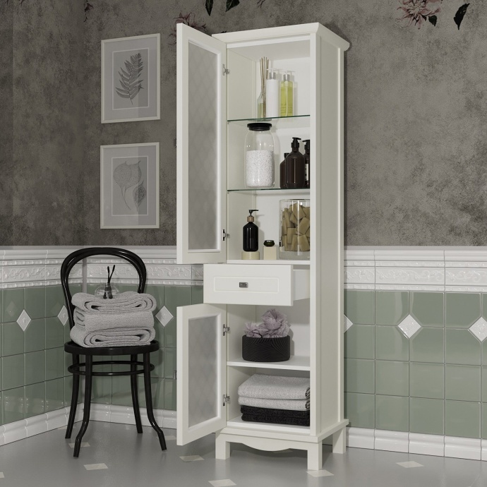 Шкаф-пенал Opadiris Омега 45 L слоновая кость 00-00001616 - 2