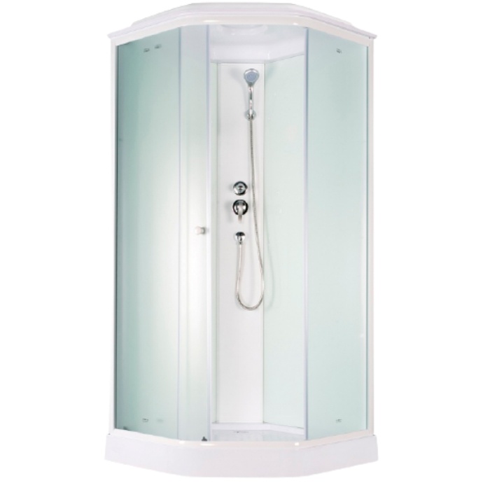 Душевая кабина Parly Penta 90х90 хром стекло матовое P911F - 0