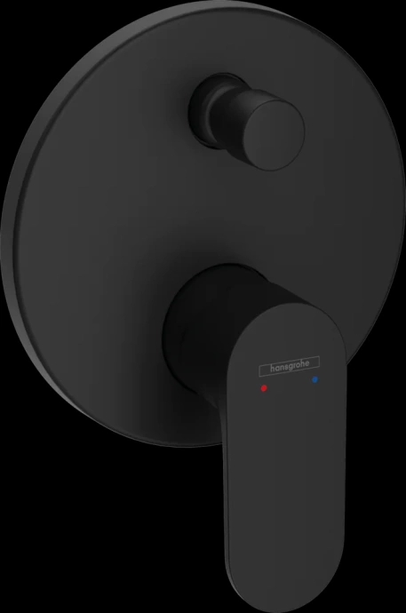 Смеситель для ванны с душем Hansgrohe Rebris S черный матовый 72466670 - 0