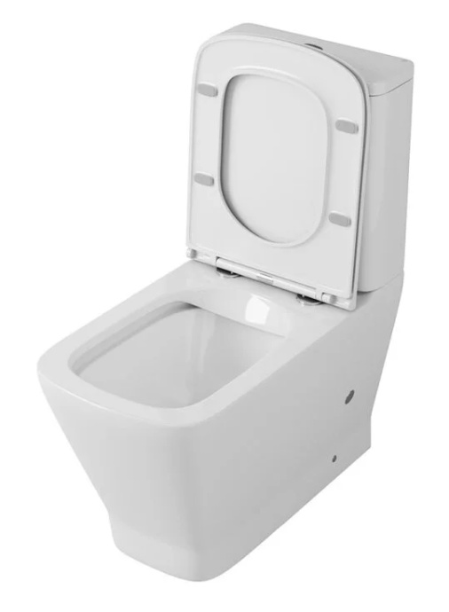 Напольный унитаз Owl Gap Ruta-G TOWLT200901 / OWLT200901/2, безободковый, смыв Торнадо, сиденье микролифт, белый - 2