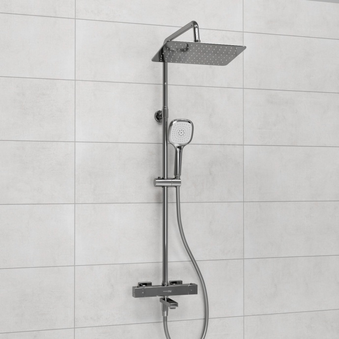 Душевая система WasserKraft 30 с термостатом хром A199.069.065.087.CH Thermo - 1