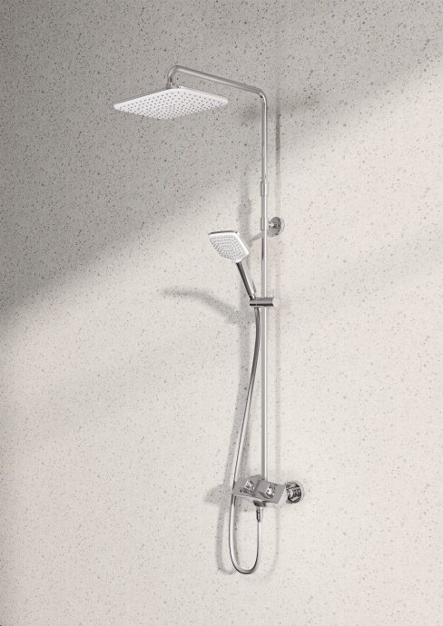 Душевая стойка Kludi Cockpit Explorer 8005005-00 c термостатом - 2