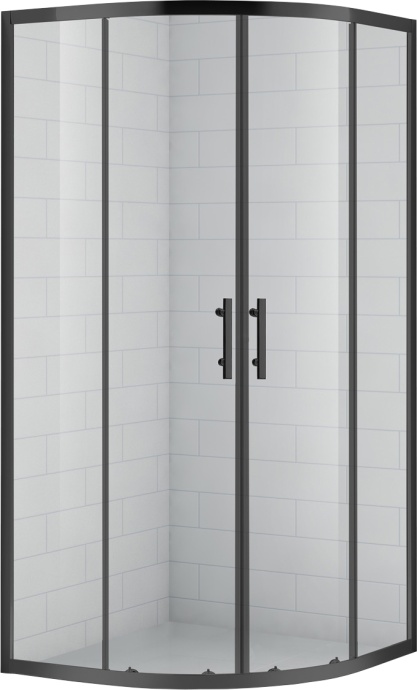 Душевой уголок Cezares Eco O R 2 90 C NERO ECO-O-R-2-90-C-NERO - 2