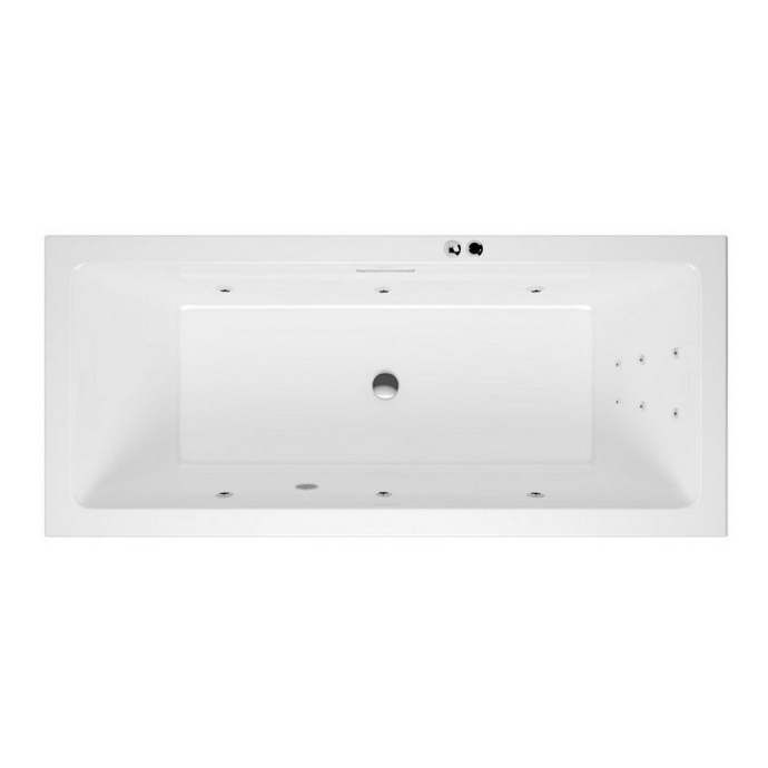 Ванна акриловая Excellent Heaven Slim Line 170х75 с гидромассажем белый - хром WAEX.HEV17S.LINE.CR - 0