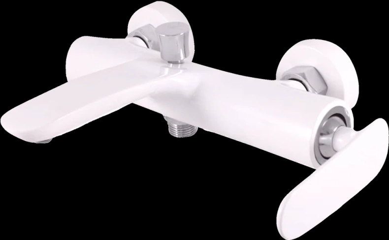 Смеситель для ванны с душем Rav Slezak Tigris белый TG154.5BC - 0