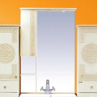 Зеркало Misty Olimpia Lux 75 L бежевая патина Л-Олл04075-033СвЛ - 3