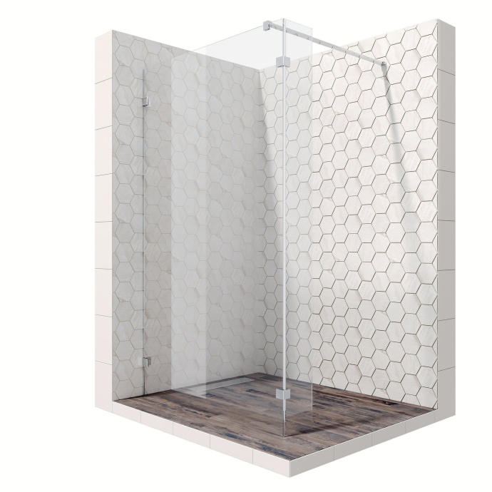 Душевая перегородка Ambassador Walk-in 15031107 110х200 см, профиль хром - 0