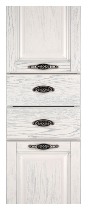 Шкаф-пенал Aquanet Тесса 35 жасмин, серебро 185811 - 3