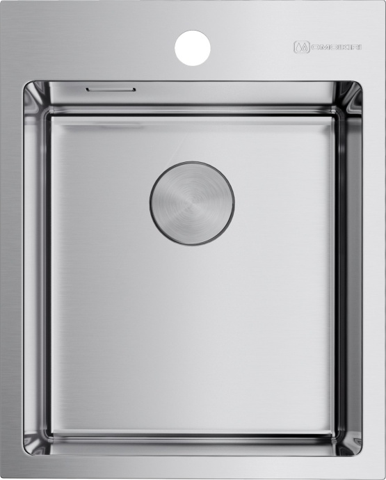 Мойка кухонная Omoikiri Akisame 41-IN 4973056 нержавеющая сталь - 0