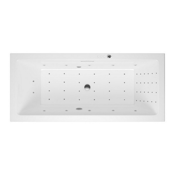 Ванна акриловая Excellent Heaven Slim Nano 170х75 с гидромассажем белый - хром WAEX.HEV17S.NANO.CR - 0