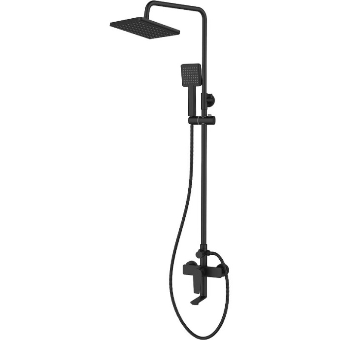 Душевая система Agger Brilliant черная матовая A0394444 - 0