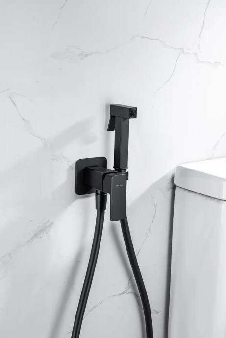 Гигиенический душ Allen Brau Infinity 5.21005-31 С ВНУТРЕННЕЙ ЧАСТЬЮ, чёрный матовый - 2