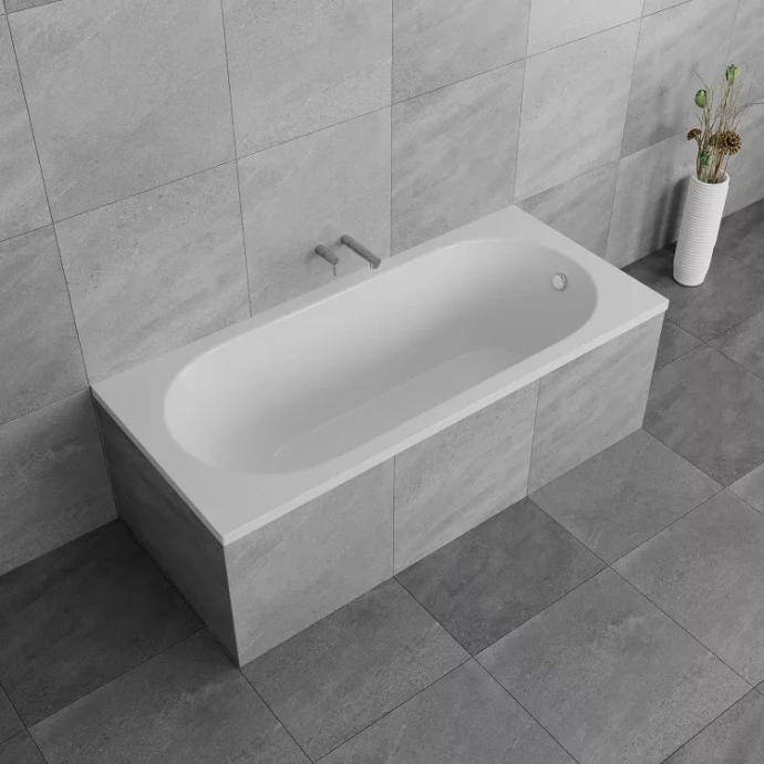 Ванна из литьевого мрамора Delice Bravo 180х80 белый DLR330001 - 3