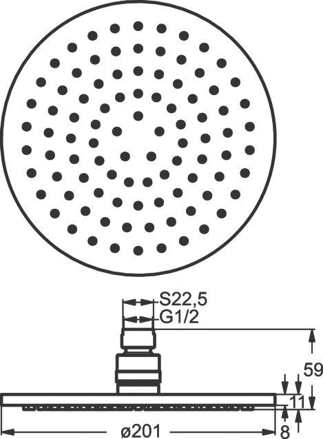 Душевой комплект Ideal Standard Alpha BD003AA - 17